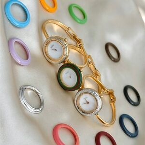 AUTHENTIC VINTAGE GUCCI WATCH BEZEL (ONLY) - PASTEL COLOR BEZELS